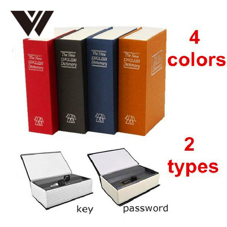 Wholesale Secret Safe Hidden Book Security Combination Lock/key Book Safe Box Dictionary Secret  Hidden Box