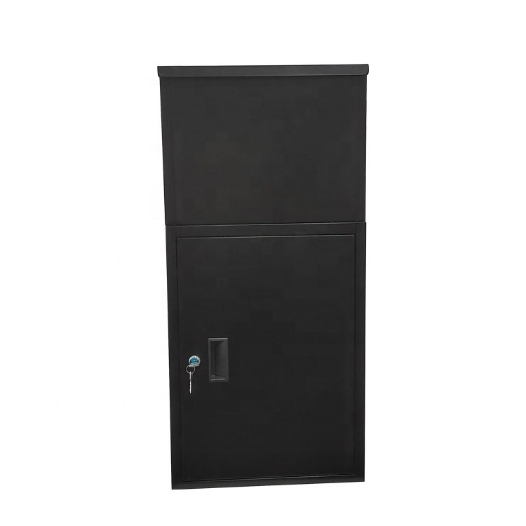 Outdoor Free Standing Metal Post Box Package Delivery Boxes Detachable Parcel Drop Box