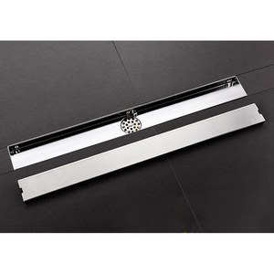 Weldon 304/316 Stainless Steel Shower Channel Grate, Foor Drain, Linear Triangular Shower Drain