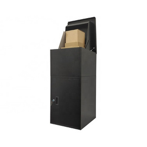 Outdoor Free Standing Metal Post Box Package Delivery Boxes Detachable Parcel Drop Box