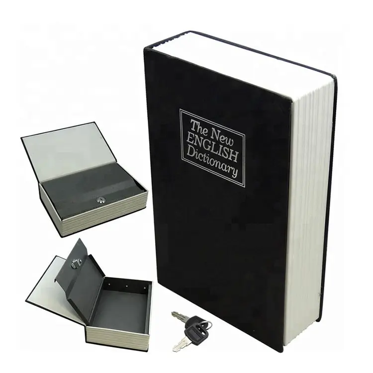 Wholesale Secret Safe Hidden Book Security Combination Lock/key Book Safe Box Dictionary Secret  Hidden Box