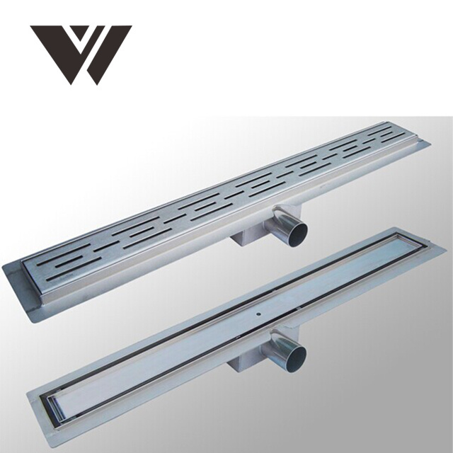 Weldon 304/316 Stainless Steel Shower Channel Grate, Foor Drain, Linear Triangular Shower Drain