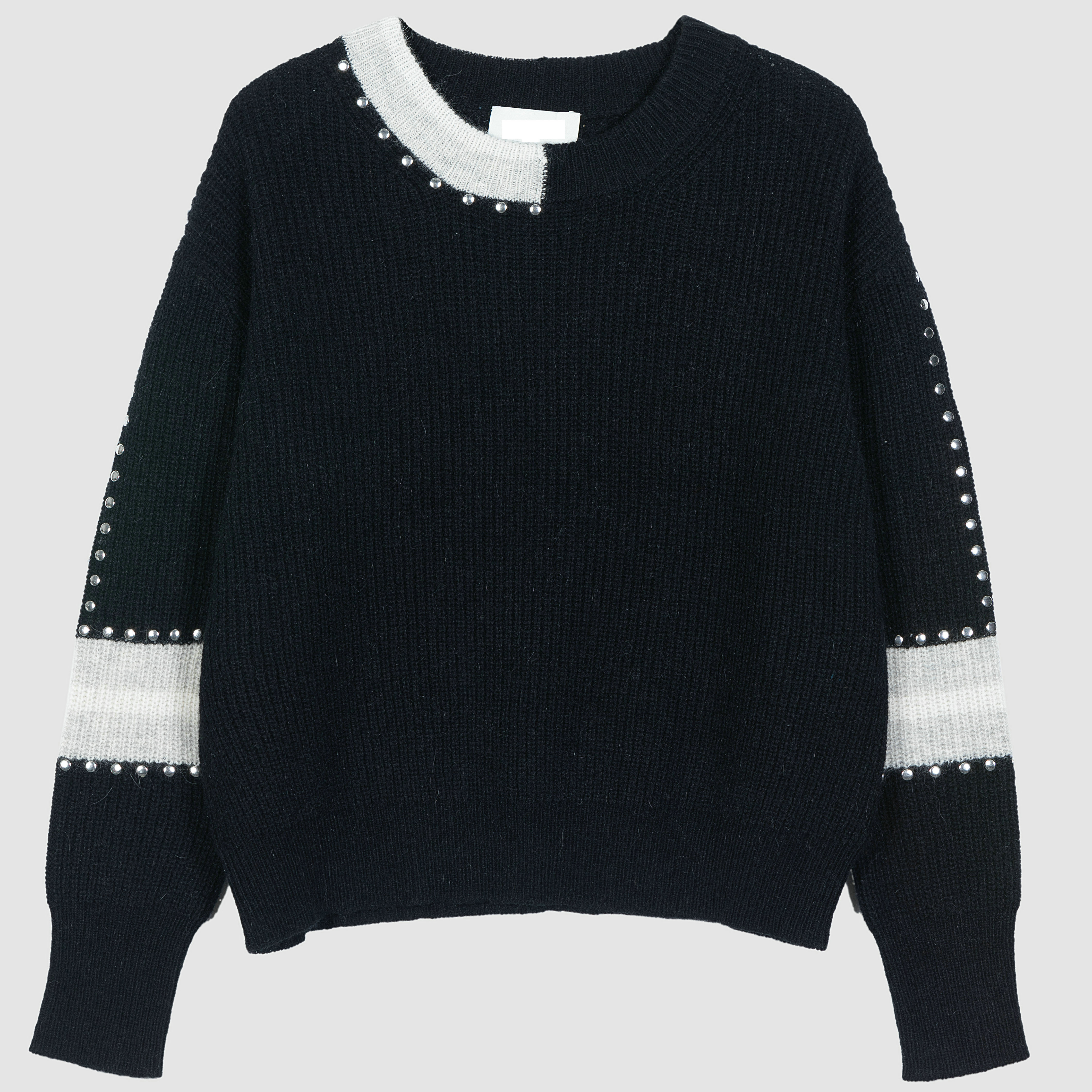 2024 Custom OEM& ODM 70%WOOL 20%ANGORA 10%NYLON ladies Autumn Winter round Neck long sleeve Sweater with hot drilling