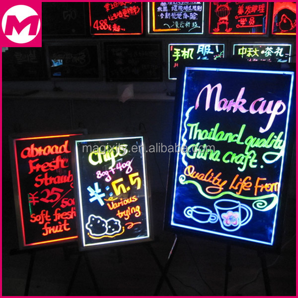 Outdoor LED Writing Board Standing electronic Advertising Board