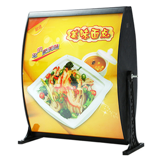 Acrylic Surface LED Menu  Sign Board / Restaurant Light Box Signs