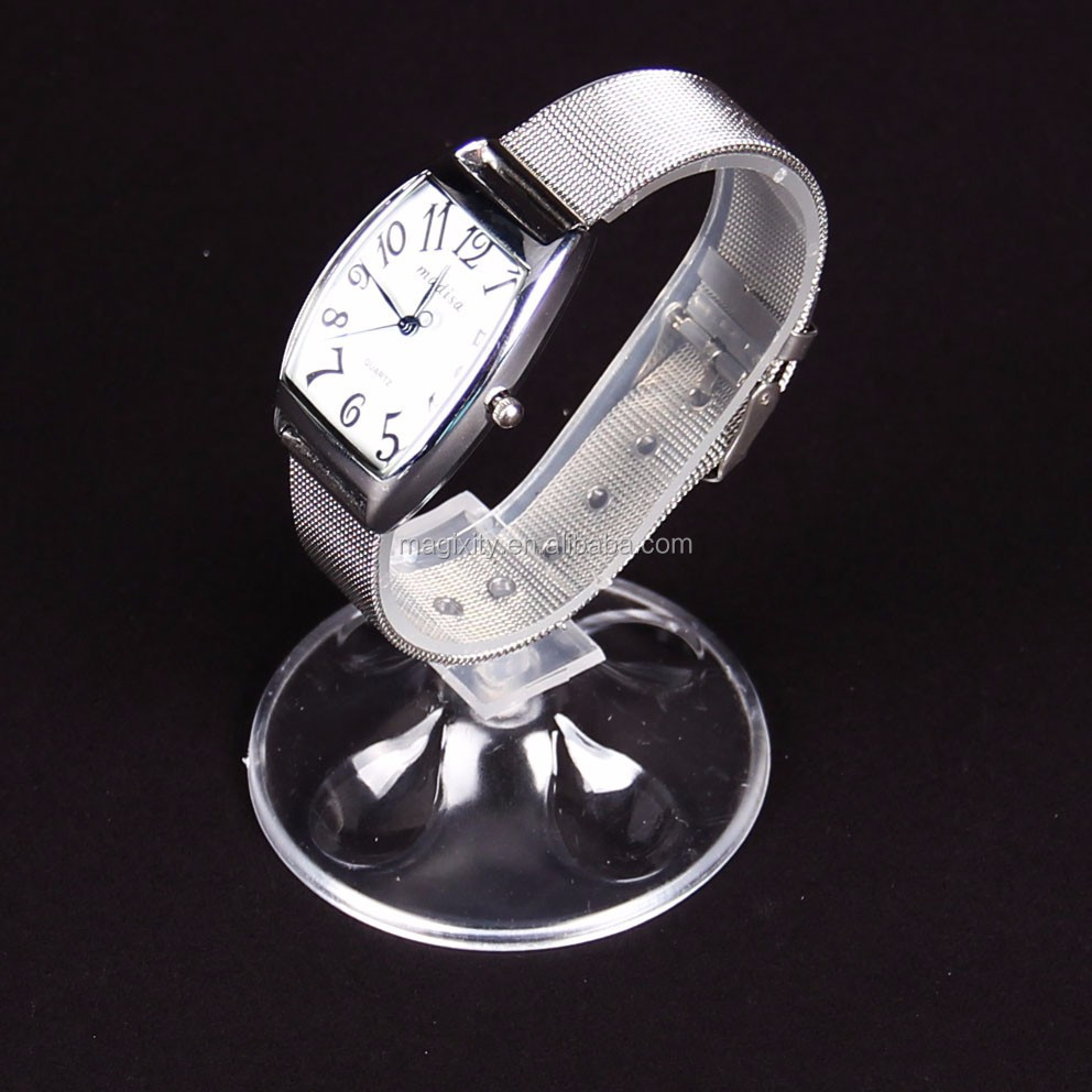 Custom High quality cardboard acrylic counter watch display stand