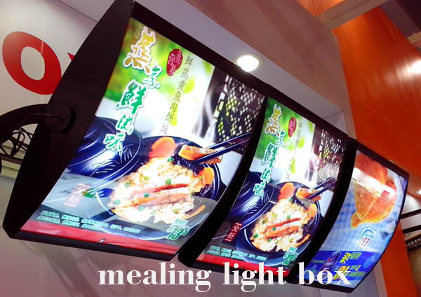 Acrylic Surface LED Menu  Sign Board / Restaurant Light Box Signs