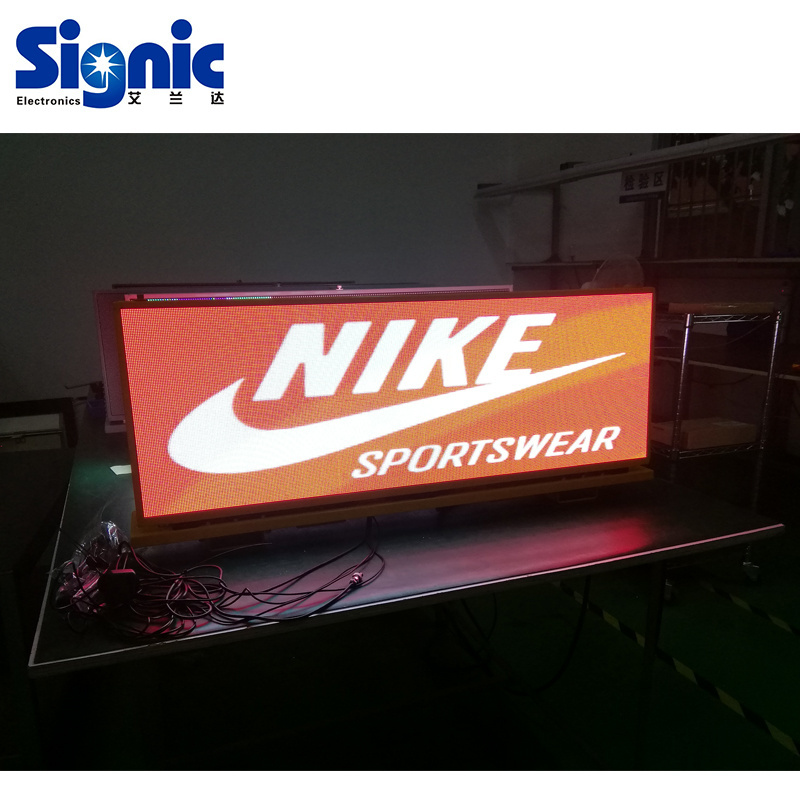 Wholesale Fashionable Taxi Led Sign Quality Taxi Led Display Advertising Car Roof Top Advertising Outdoor Advertising