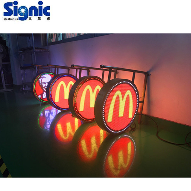 Round signboard P8 LED Display Advertising LED Screen LOGO LED Display LED Circular display