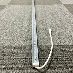 IP68 1M with Aluminum Profile Rigid Strip Bar Light 12V 24V 5050 LED Recessed Linear Light Hard Strip Bar