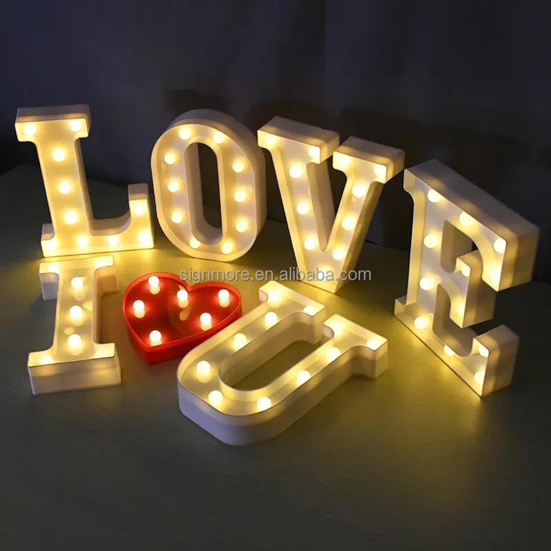 Customized bulb 3 feet height baby shower party decorative lighted up led alphabet letters oh baby marquee letters