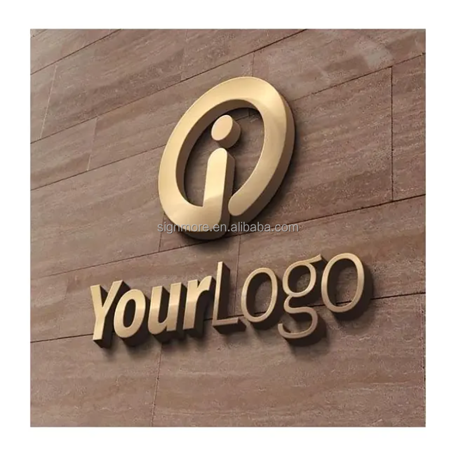 3D Led Lighted Address Signage Solar Power House Numbers Stainless Steel Hotel Room Floor Number Led Logo Signs light up letters