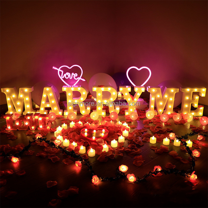 Sweet Home PVC Marquee luces LED Letter Lights decorative lighting Sign for decoration Night Light Party Family Wedding Bar