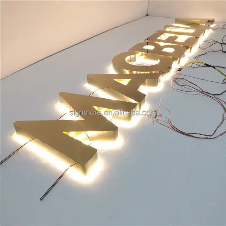 Led Luminous Characters Outdoor Shop Store Light Letter Enseigne Lumineuse Led Illuminated Sign