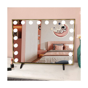 Vanity Light Cosmetic Mirror 18 Bulbs Smart Illuminated Hollywood Led Light Makeup Vanity Mirror