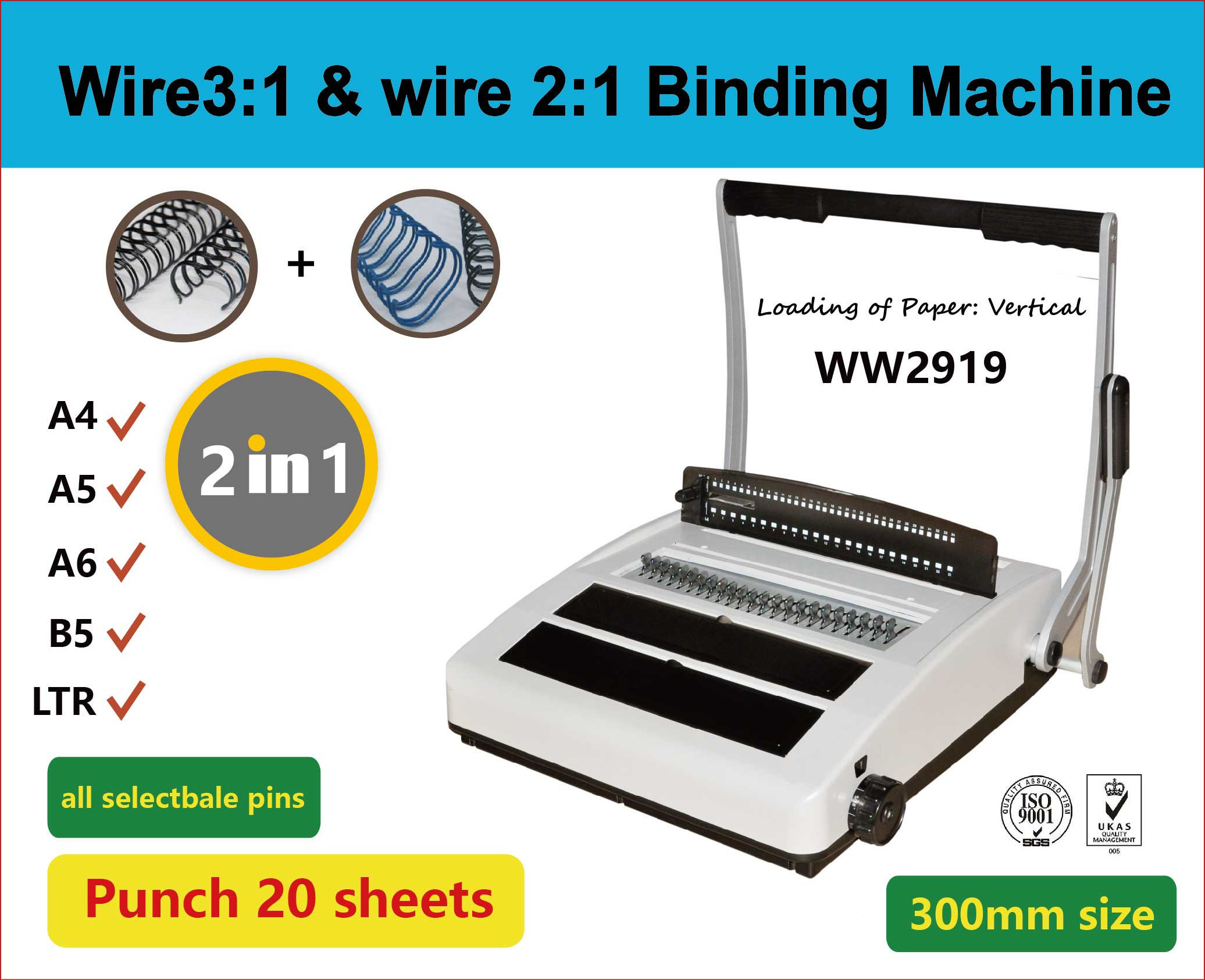 wire o book binding machine metal wire binding machine