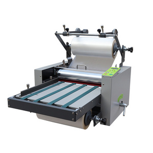 SG-L388 Hot & cold laminating machine with belt feeding function