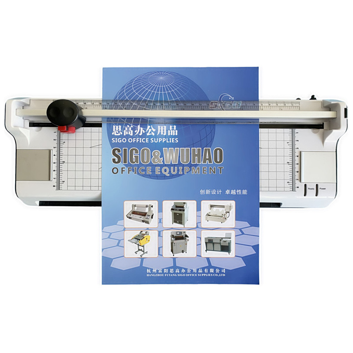 SG-320E 320 2 Roller 13 Inches Thermal Pouch Laminator Machine With Paper Cutter and Corner Rounder