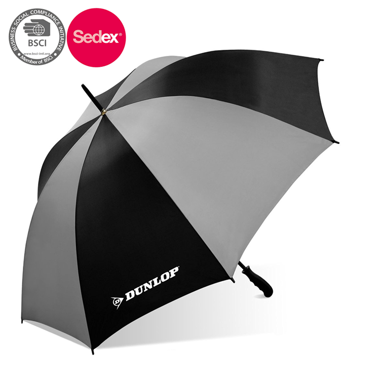 DUNLOP Logo printing Custom double layer golf umbrella