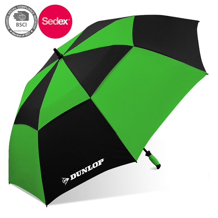 DUNLOP Logo printing Custom double layer golf umbrella