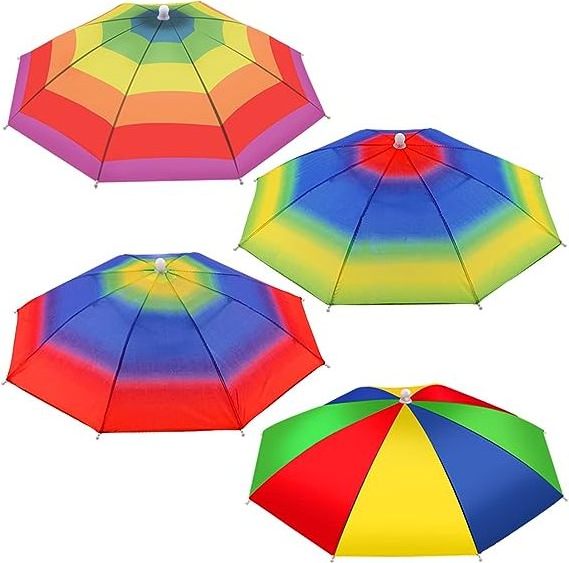 custom umbrella hat for head Shenzhen manufacturer sombrero sombrilla hut regenschirm chapeau parapluie