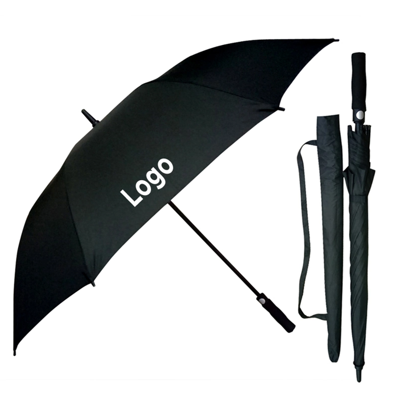 Luxury golf rain umbrella automatic golf umbrella windproof long EVA stick umbrella with custom logo printing paraguas golf