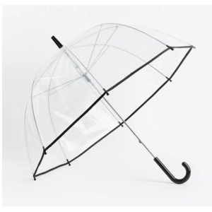 Colorless transparent bubble umbrella for kids Custom clear dome umbrella sombrilla  parasol paraguas