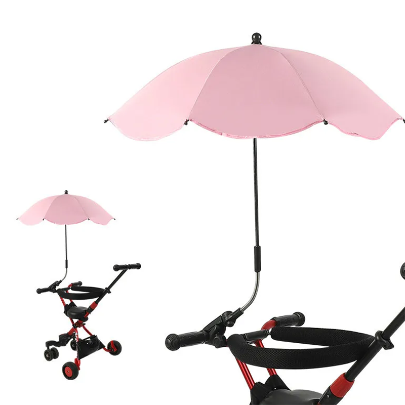 Adjustable baby stroller umbrella Flexible multi-purpose wheelchair umbrella Paraguas para silla de ruedas