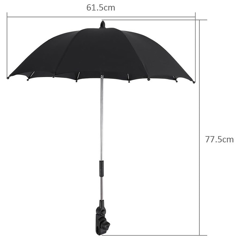 wheelchair umbrella custom adjustable umbrella for baby stroller Paraguas para silla de ruedas