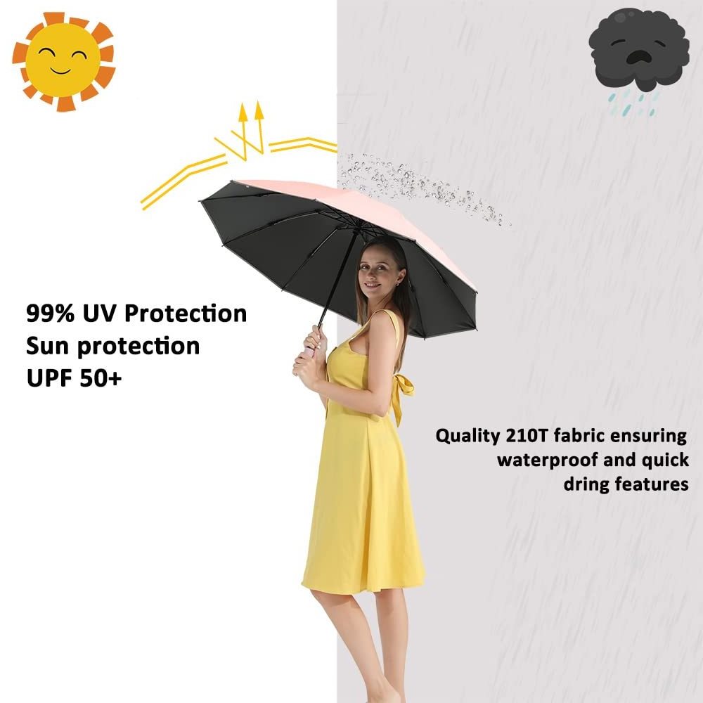 UV Protection Waterproof And Windproof 3 Fold Inverted Umbrella OEM Inside Out Umbrella