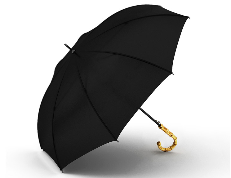 Top Quality Custom Manual Open Bamboo Handle Umbrella