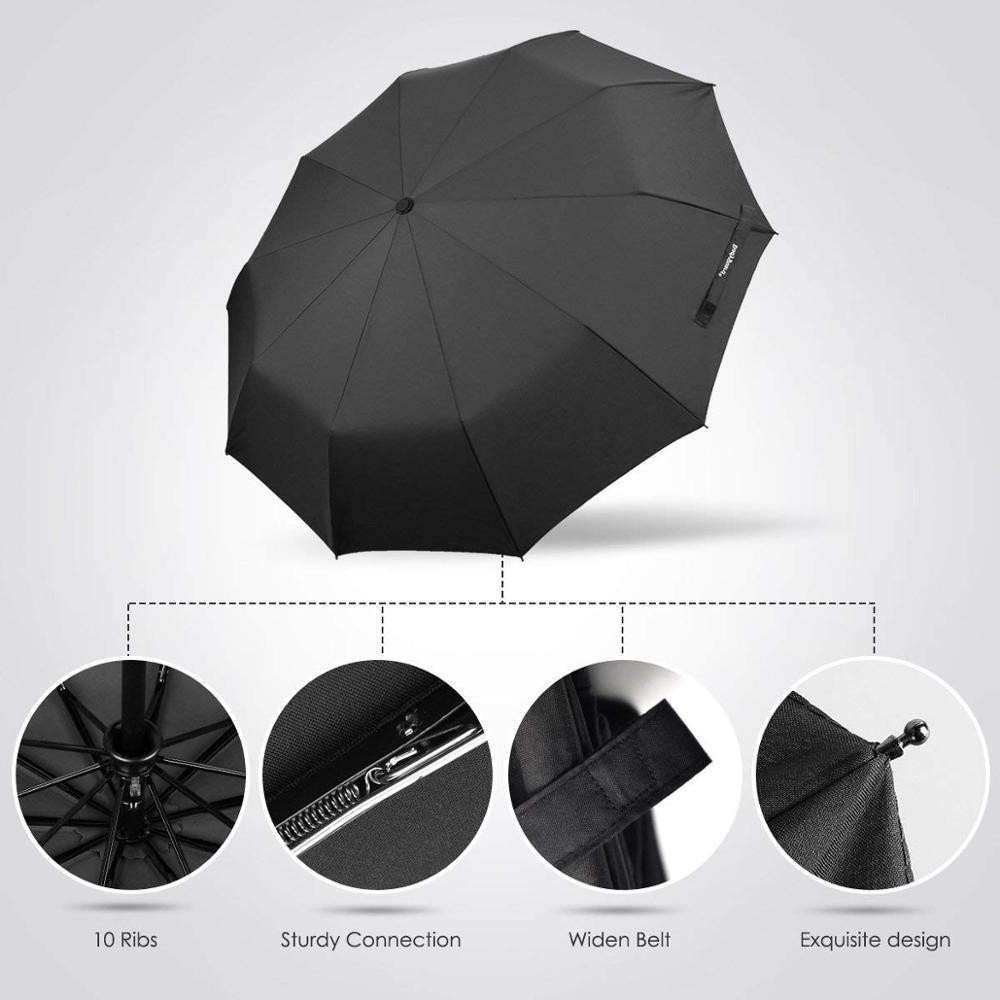 Box 3 fold automatic gift Umbrella for upscale hotel