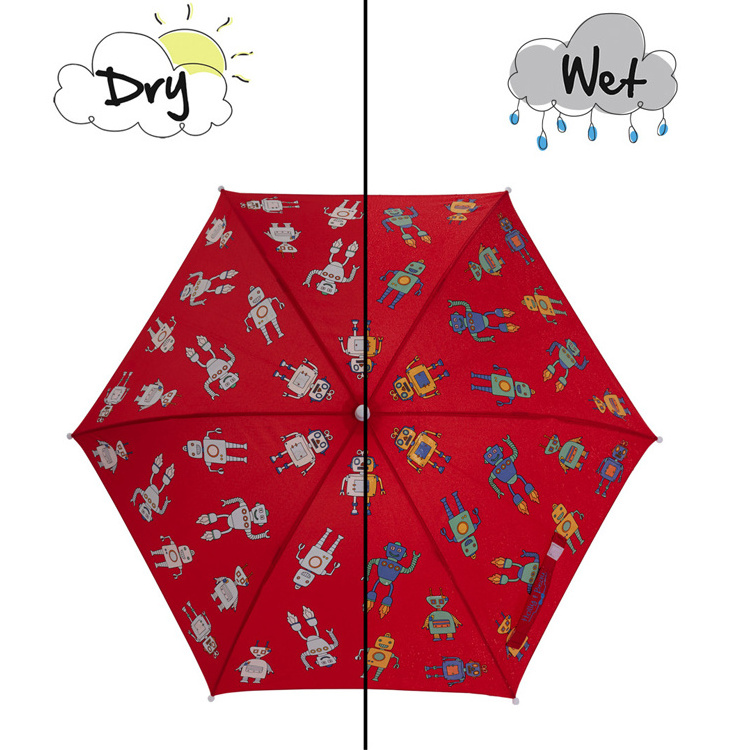 Beautiful Color Changing Kids Umbrella Customized Changing Color Umbrella