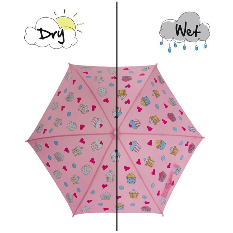 Beautiful Color Changing Kids Umbrella Customized Changing Color Umbrella