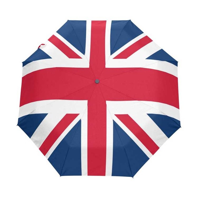 Cheap Promotional 3 Fold British UK Flag Union Jack Umbrella