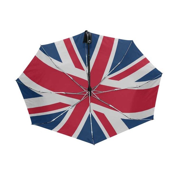 Cheap Promotional 3 Fold British UK Flag Union Jack Umbrella