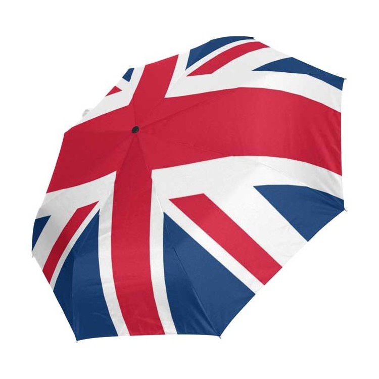 Cheap Promotional 3 Fold British UK Flag Union Jack Umbrella