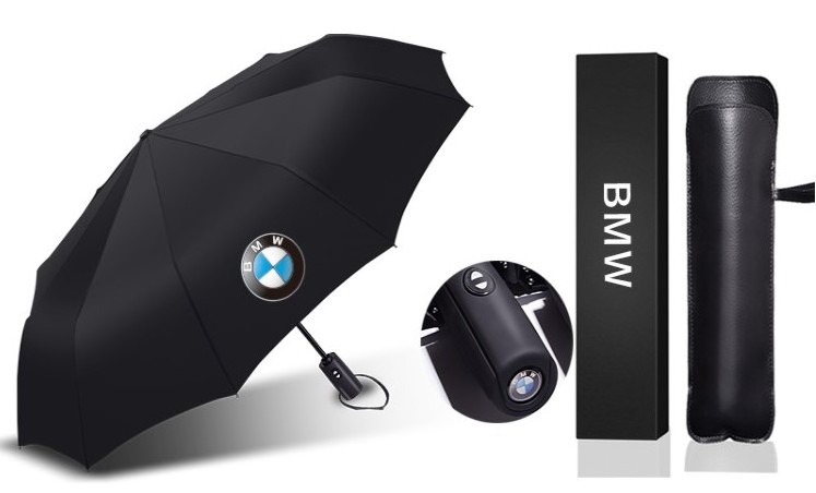 Promotional Car Brand Foldable 3 fold Umbrella Customized Advertising Folding Umbrella