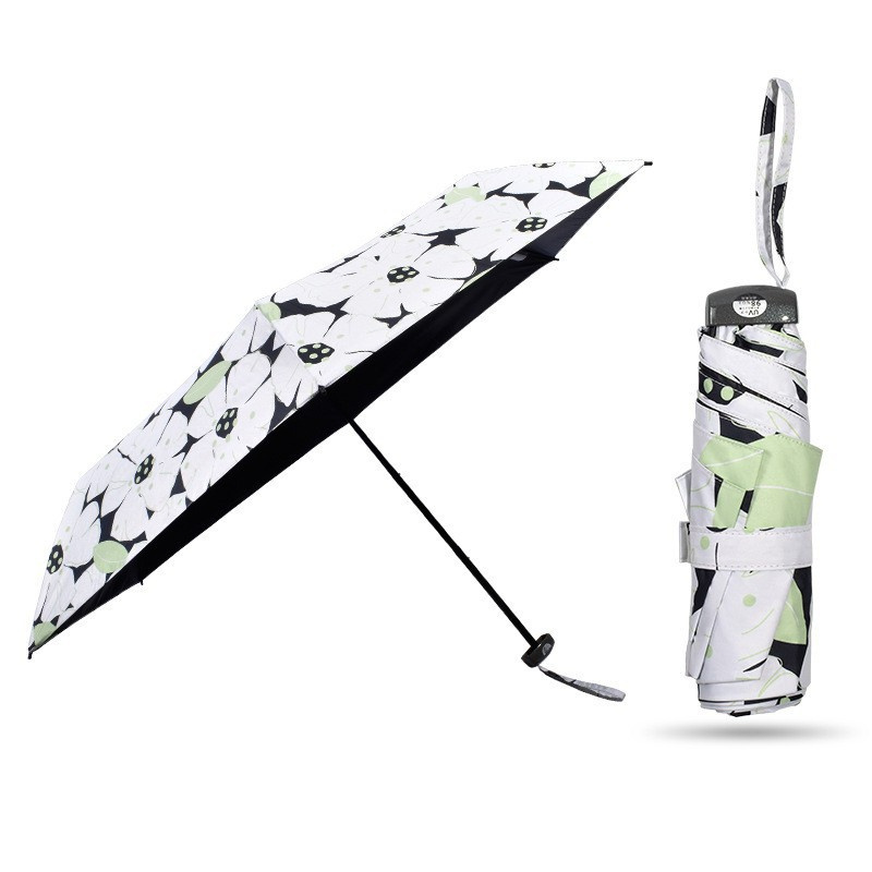 Light Weight 3 Fold Fashion Design Ladies Umbrella