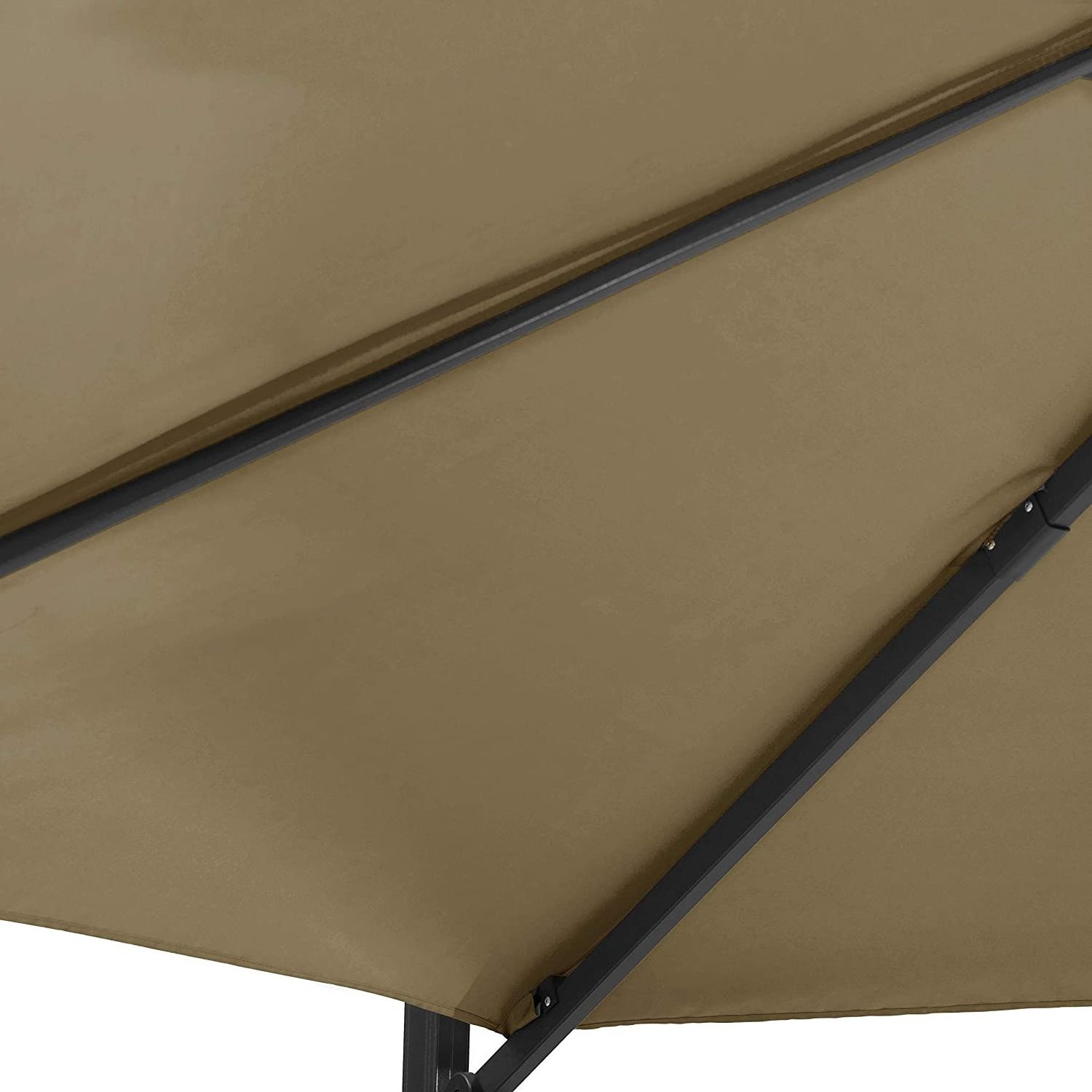 Adjustable Patio Hanging outdoor Umbrella parasol with Cantilever and Steel Frame 10 Foot