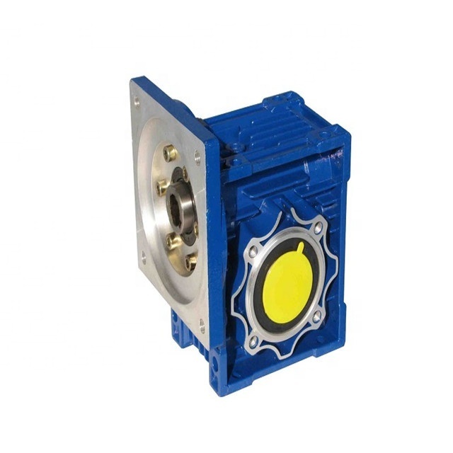 Industrial Motor Gear Reduction Box Blue OEM Aluminium Alloy Zenen Wholesale Worm Drive Gear Boxes / Aluminum S Worm Gearbox