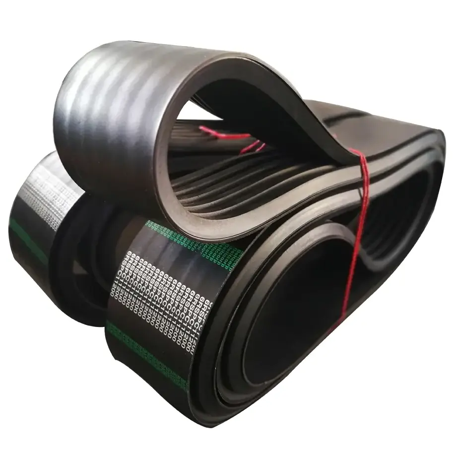 High Quality Machinery Belt Inexpensive Aj(Ra) Synchronized Rubber Transmission Variable Speed Double V Belt