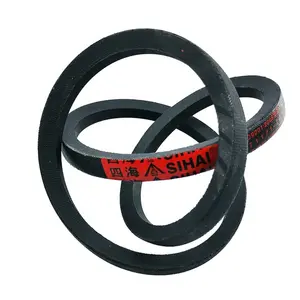 High Quality Ribbon Winding Synchronized Classic Tension Heat Resistant Black Variable Speed V Belt