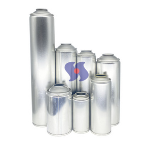 factory with Metal Tin Can butane gas can Car care cleaner spray paint Empty Aerosol Can