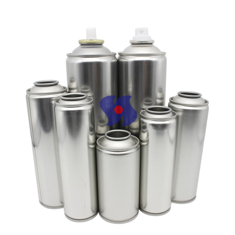 refillable aerosol cans Factory wholesale 45mm 52mm 57mm 65mm 70mm tin bottle empty spray can