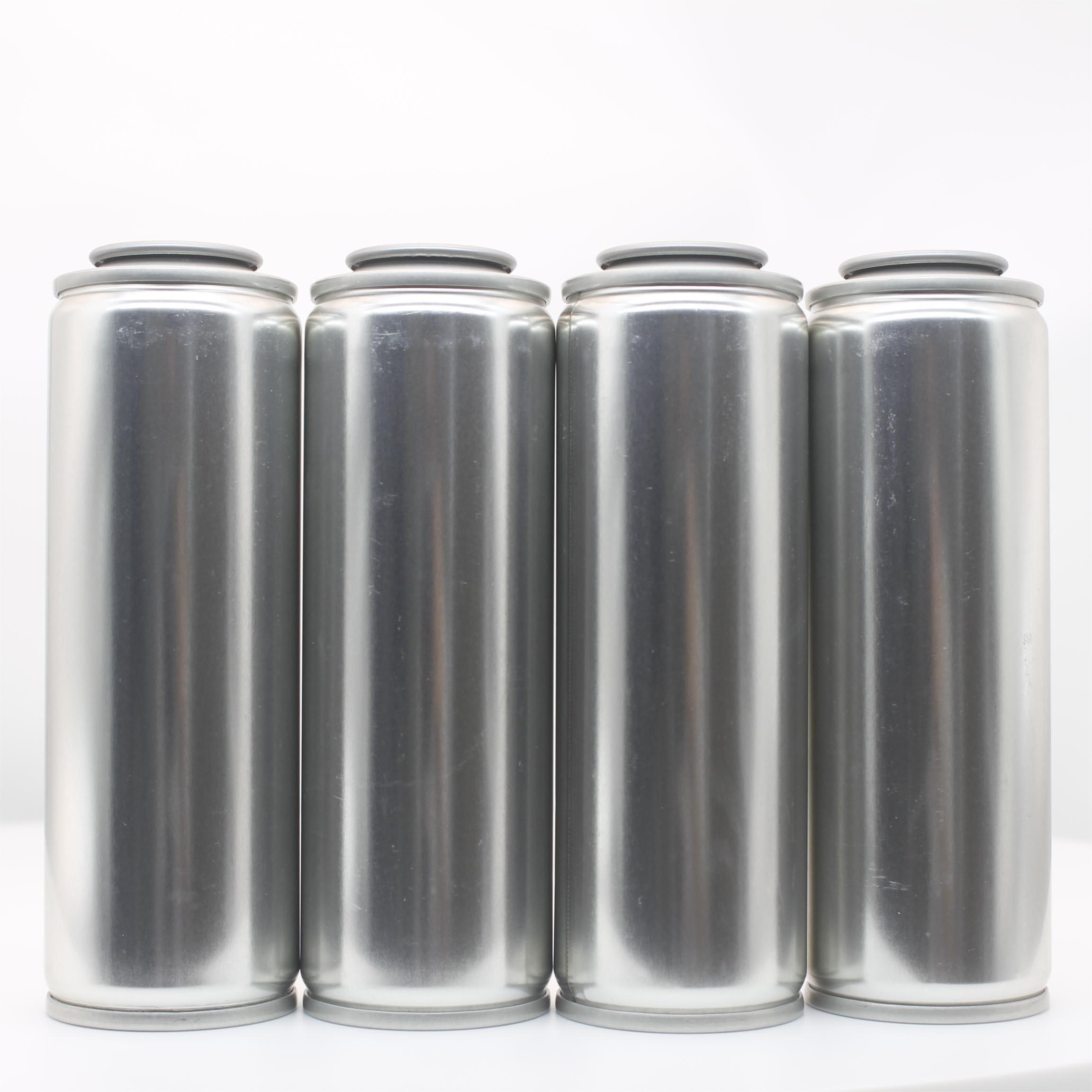 factory with Metal Tin Can butane gas can Car care cleaner spray paint Empty Aerosol Can