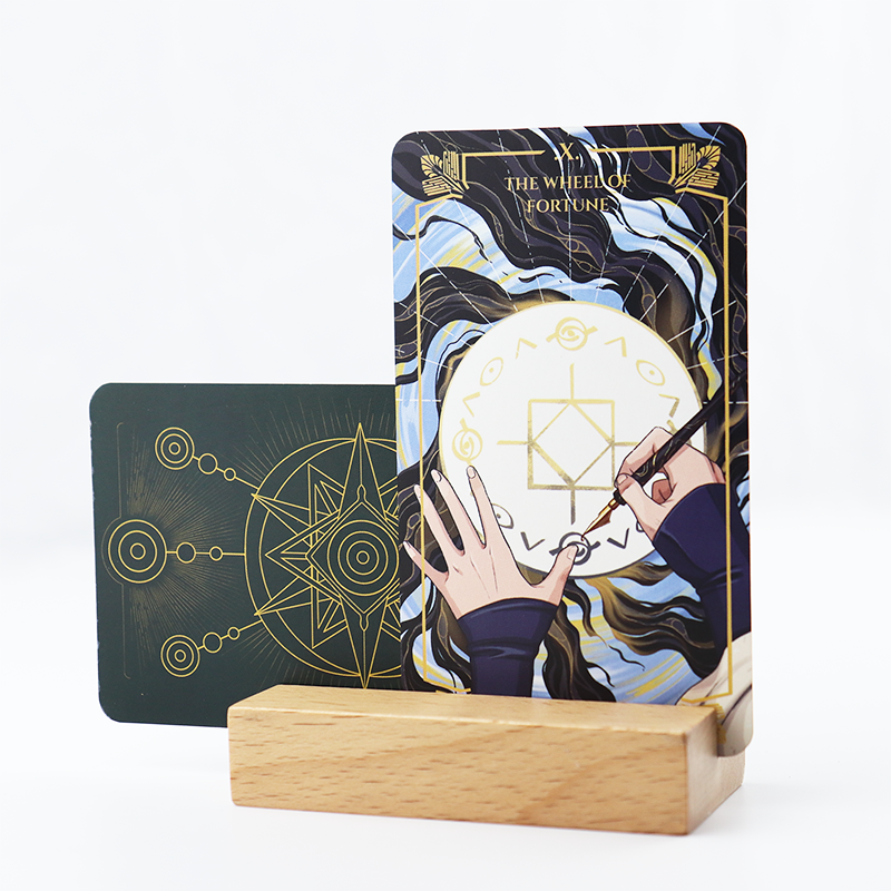 Custom Star Seed Oracle Cards Deck 350 Gsm Spiritual Tarot Printing Jumbo Angel Tarot Cards