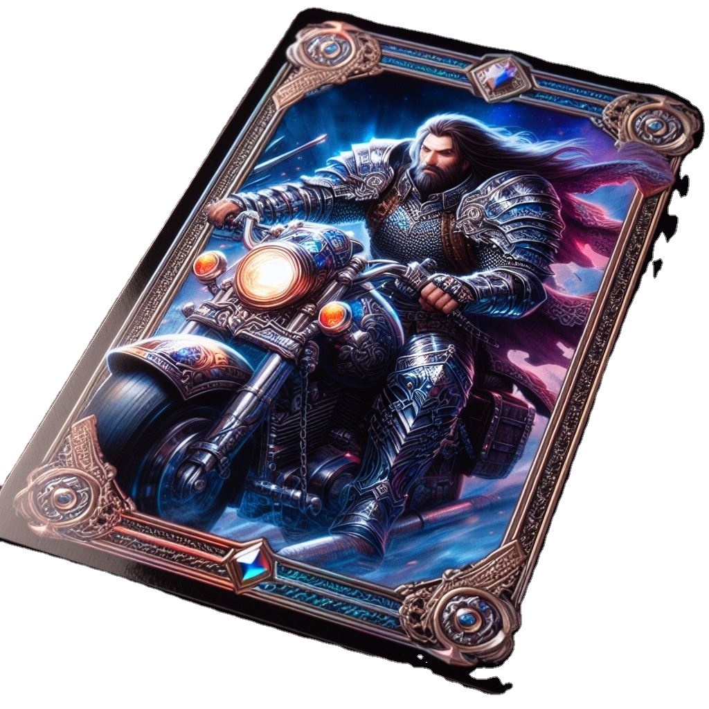 Custom Trading Cards Holographic Foil Cards Comic Character Printing