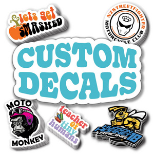 Custom Design Your Own Vinyl Decals Stickers Labels Upload Your Photo, Text, Logo, or Image Cup Decals, Box Labeling/Branding