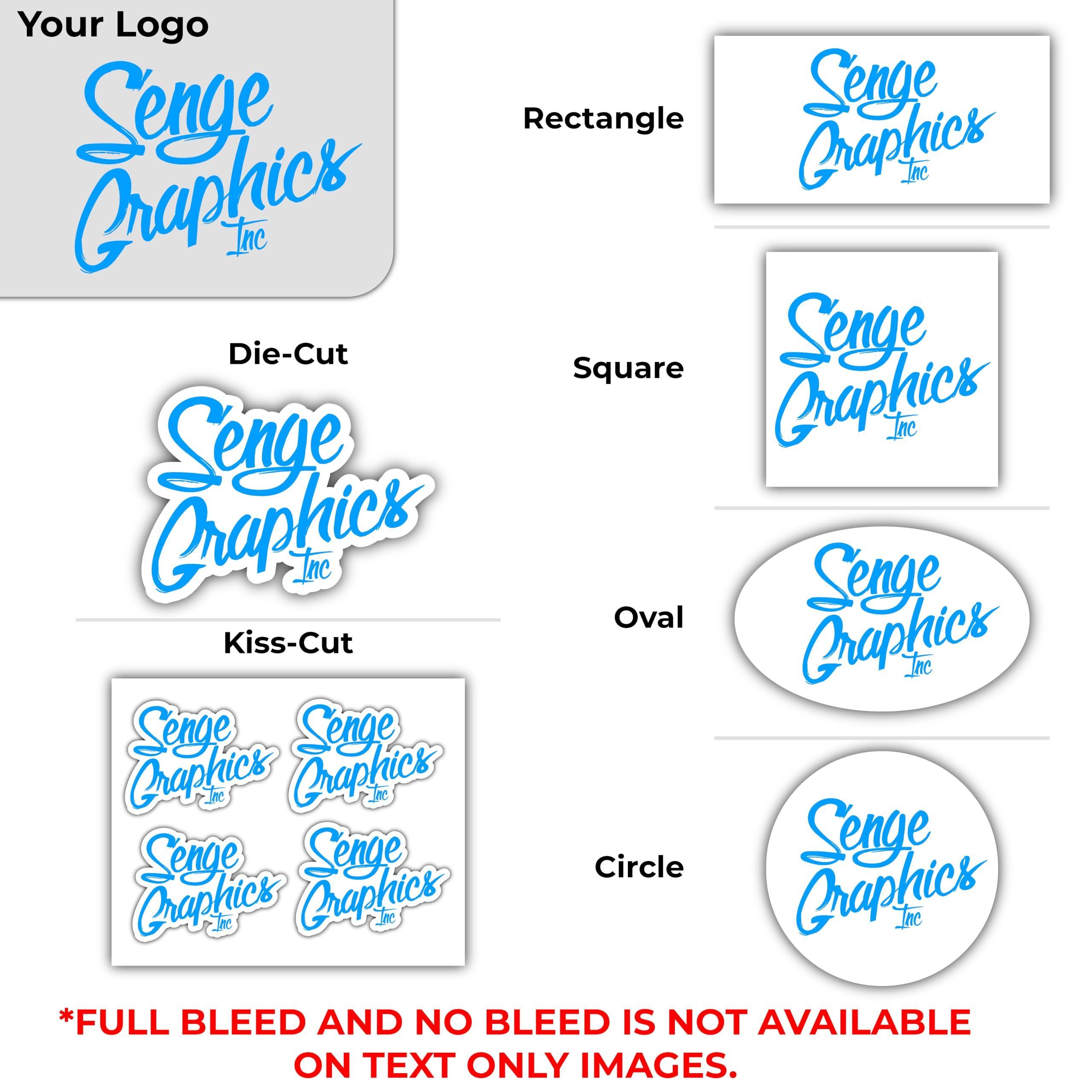 Custom Design Your Own Vinyl Decals Stickers Labels Upload Your Photo, Text, Logo, or Image Cup Decals, Box Labeling/Branding